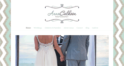 Desktop Screenshot of annacalhoonphotography.com